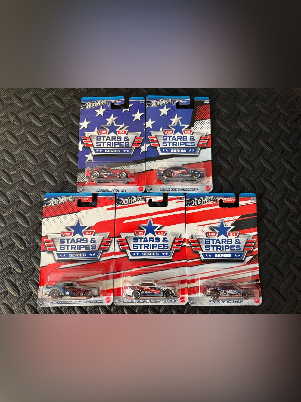 Hot Wheels Star & Stripes set